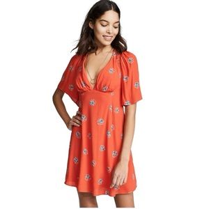Free People Mockingbird Mini Dress, size 0